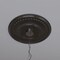 Ekena Millwork Berkshire PVC Ceiling Medallion (Canopies up to 8 3/8"), 19"OD x 3 1/2"ID x 1"P, Metallic Charcoal CMP19BECCH - alternate 8